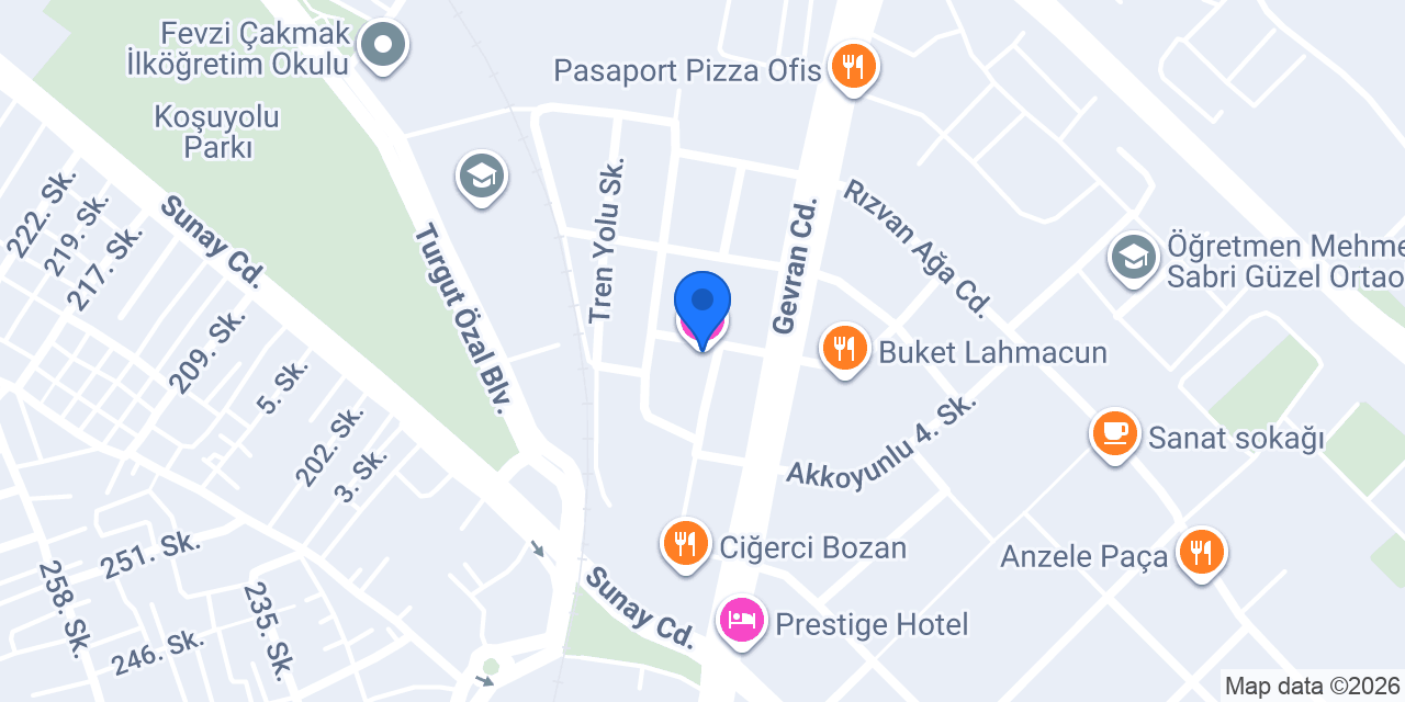 BEYOĞLU PALAS HOTEL konumu