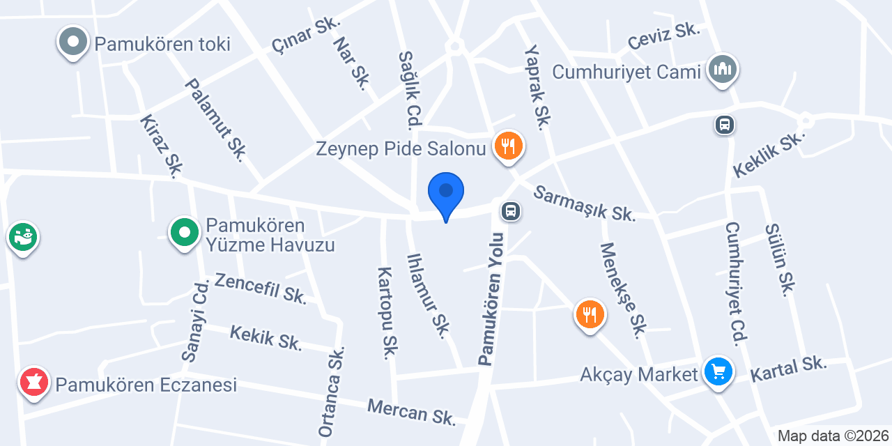 Susam Sokağı Unlu Mamuller konumu