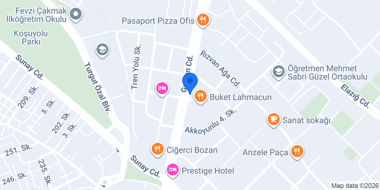 SMMM Necat Kılıç konumu