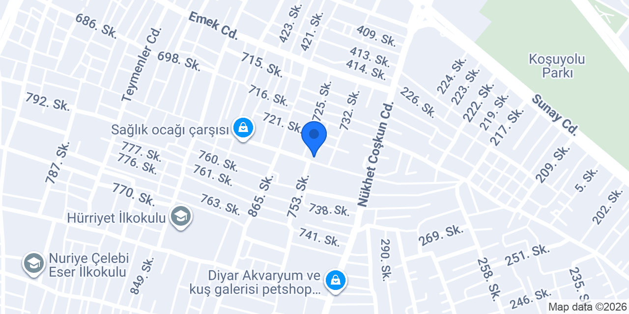 ELMACI TESETTÜR konumu