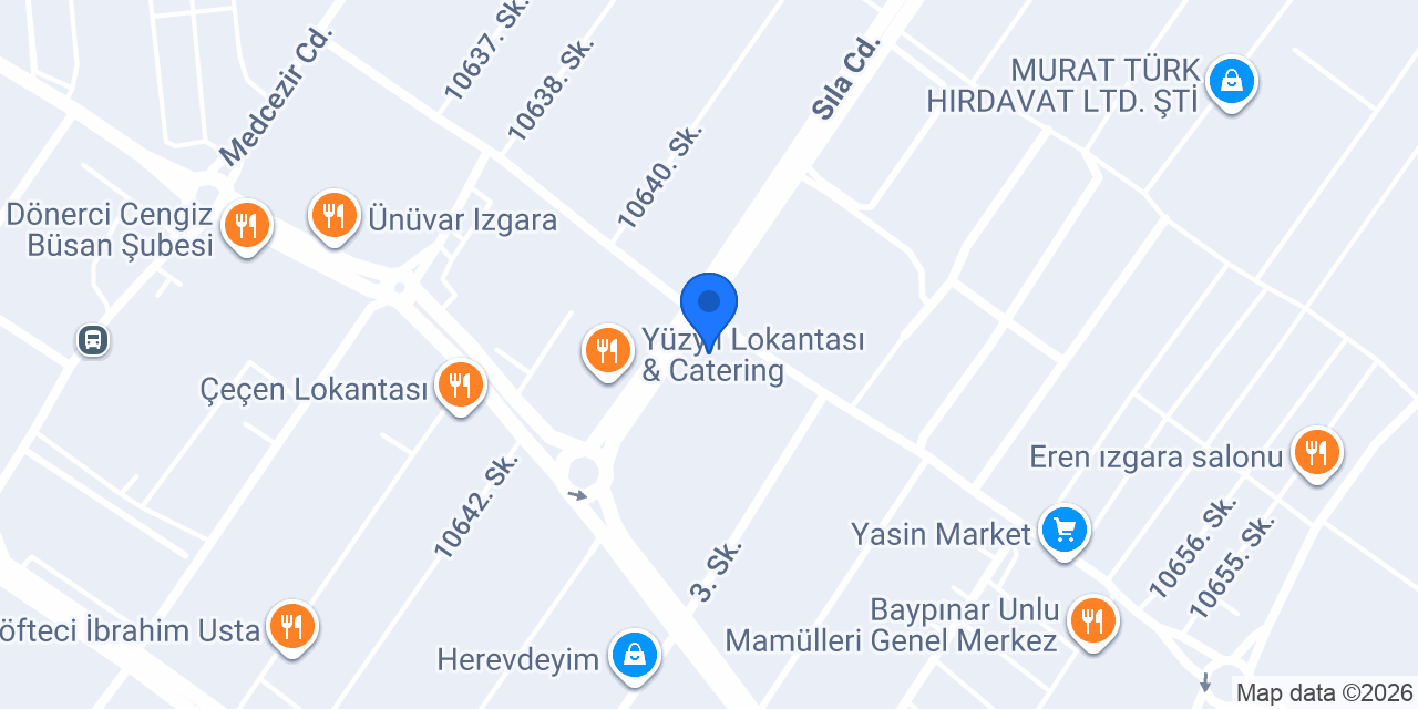 CAMPLAZA CAM A.Ş. konumu