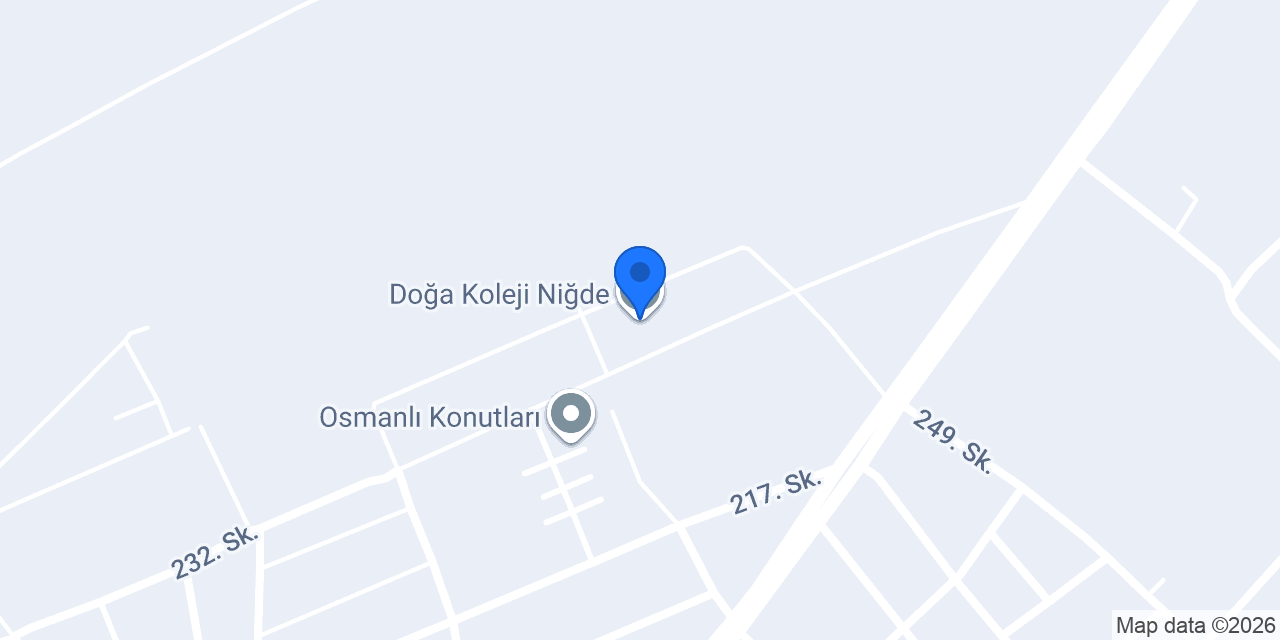 Doğa Koleji Niğde konumu
