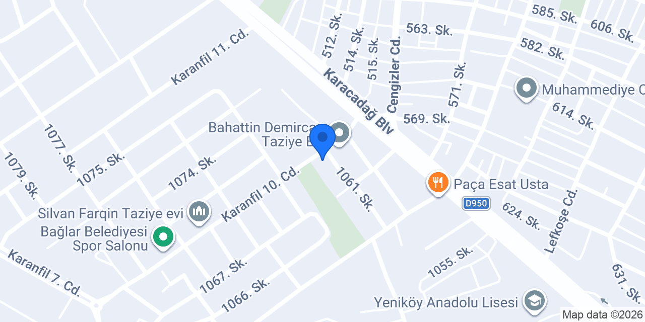 Seray Teknoloji Ltd.Şti. konumu