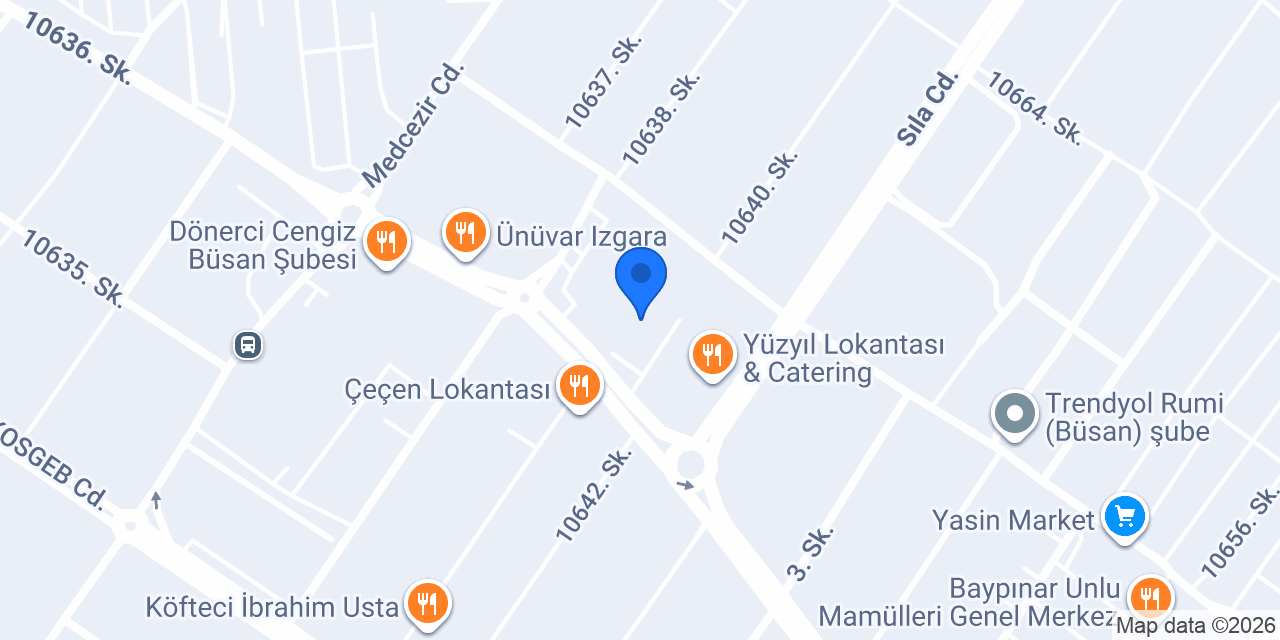 Enva Gıda A.Ş. konumu