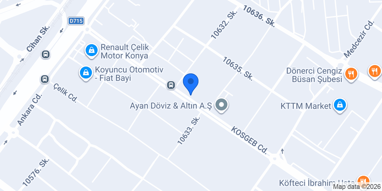 Melik Döviz Büsan Şube konumu