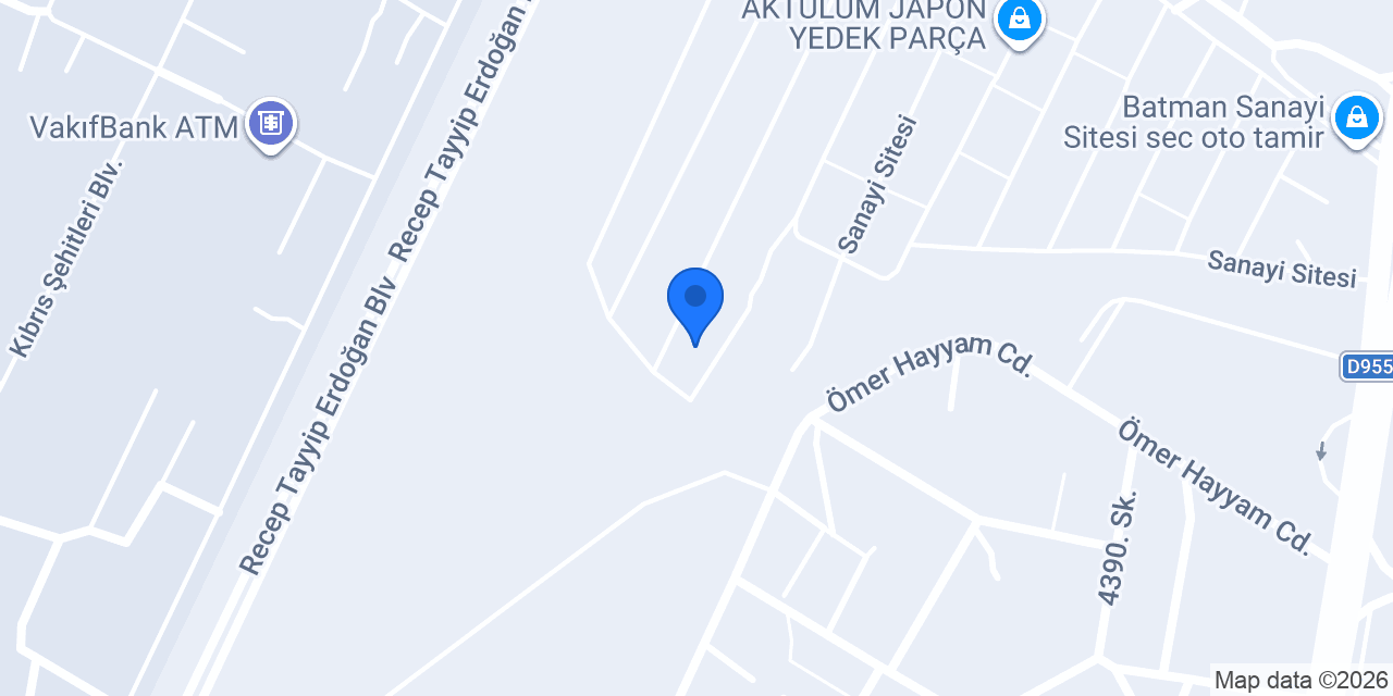 NUR OTO DÖŞEME konumu