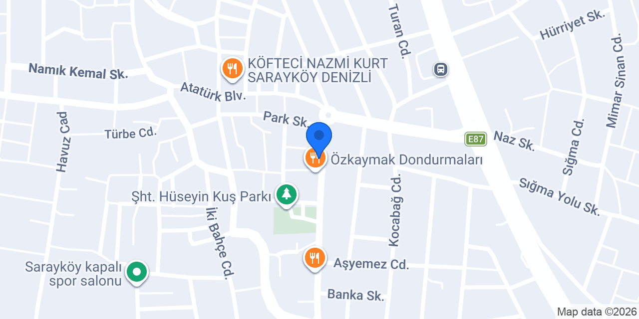 Yapı Kredi - Sarayköy Şubesi konumu