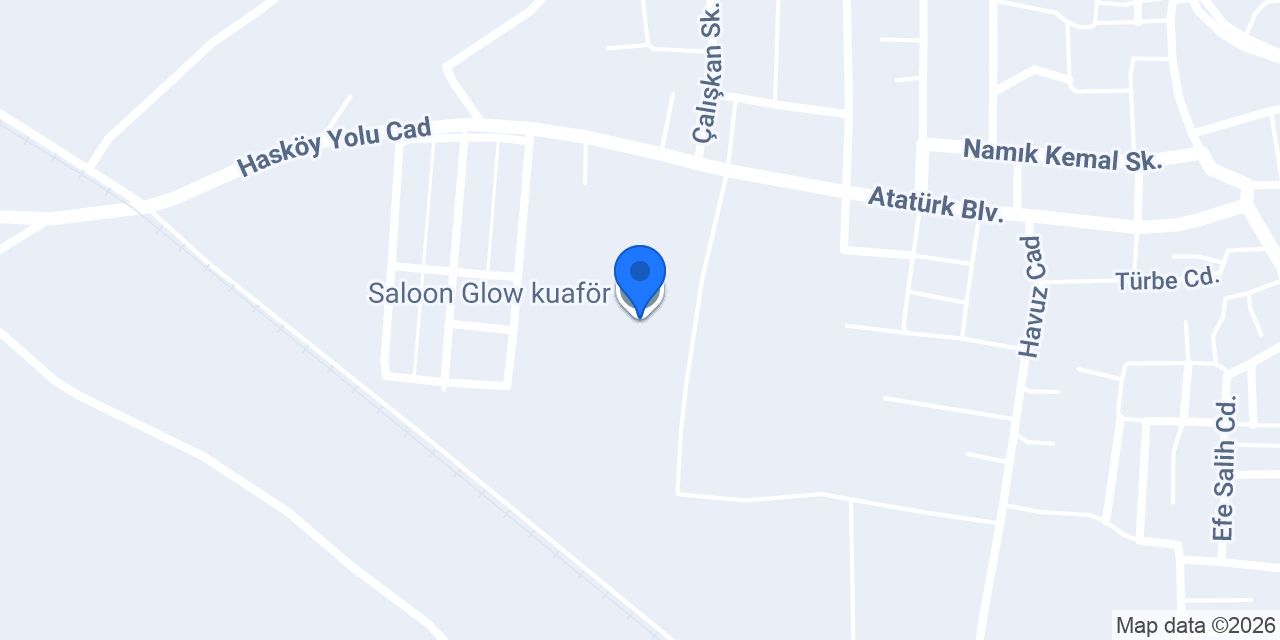 Saloon Glow kuaför konumu