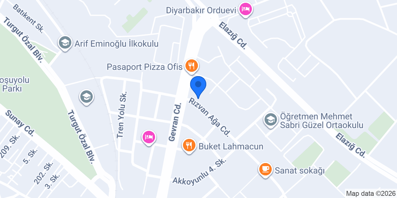 Yakamoz Apart Otel konumu