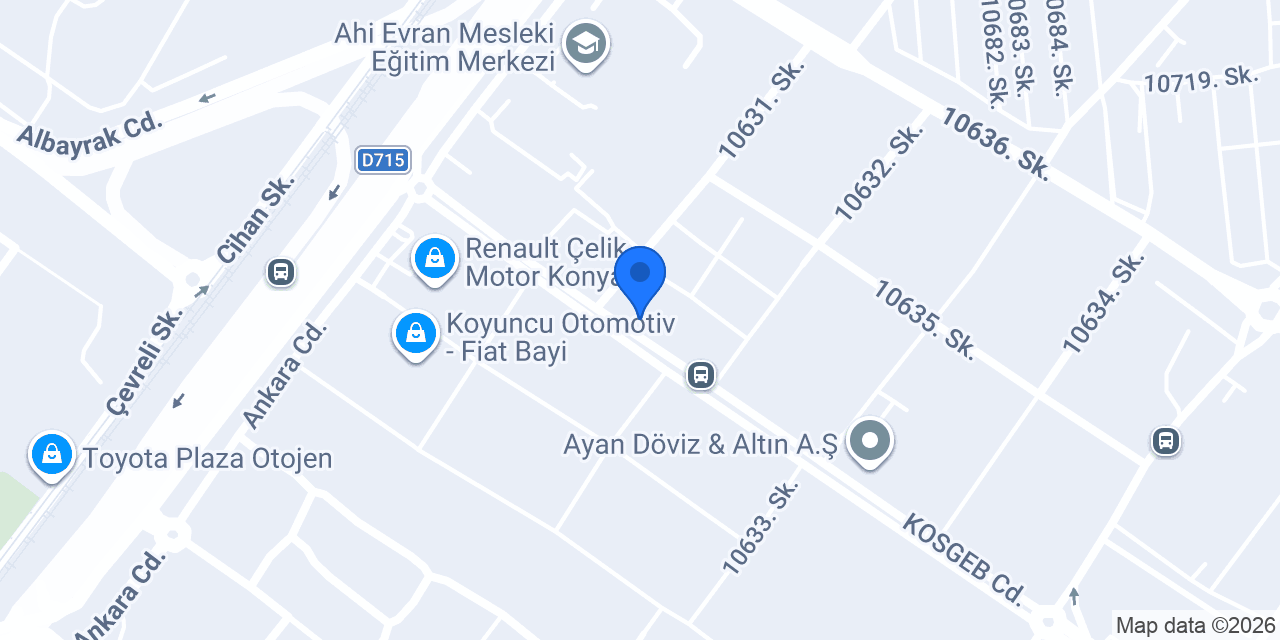 Türkiye Finans Büsan Şubesi konumu