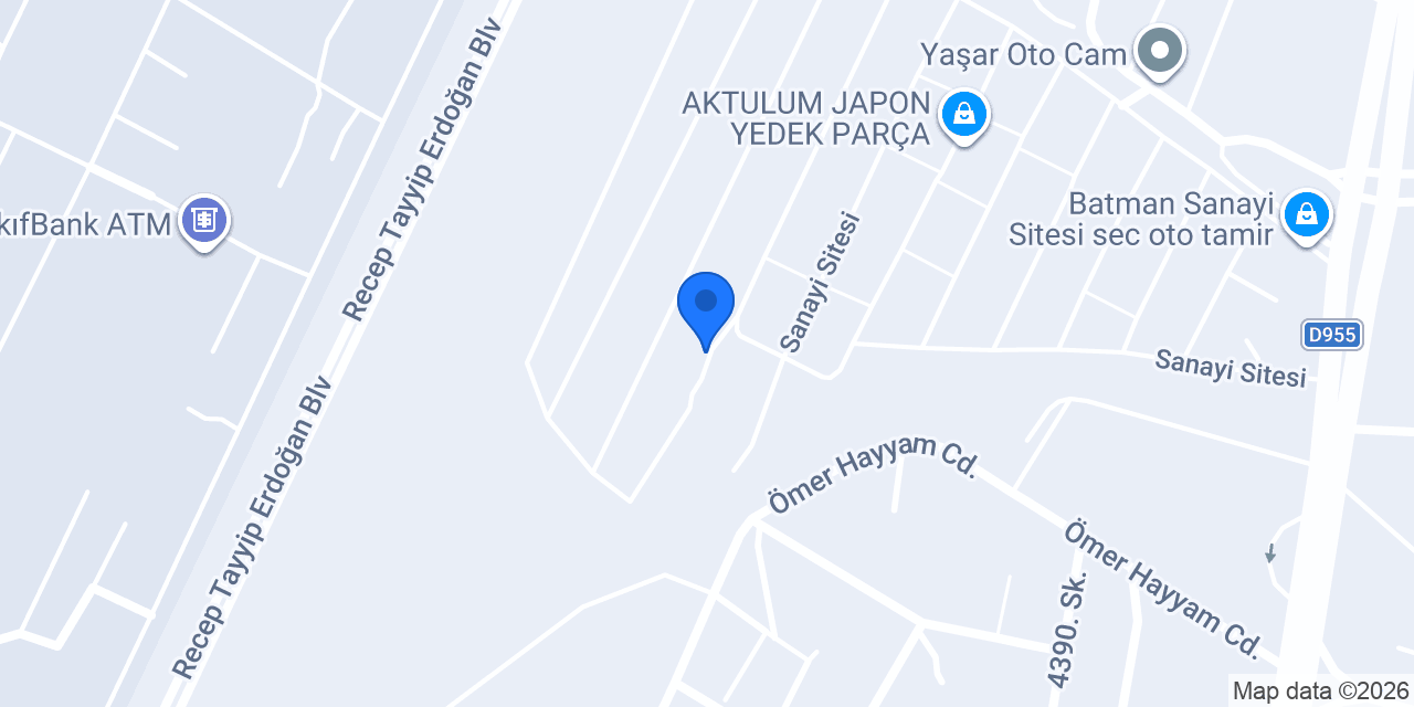 BALKU OTOMOTİV konumu