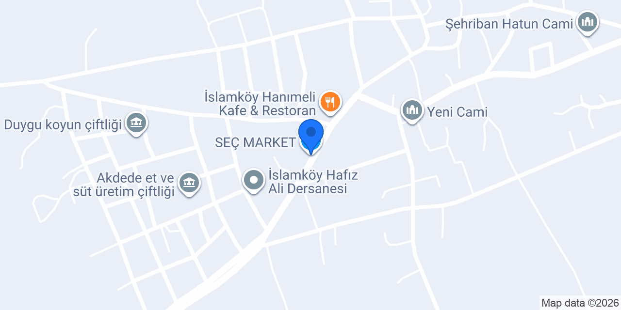 SEÇ MARKET konumu