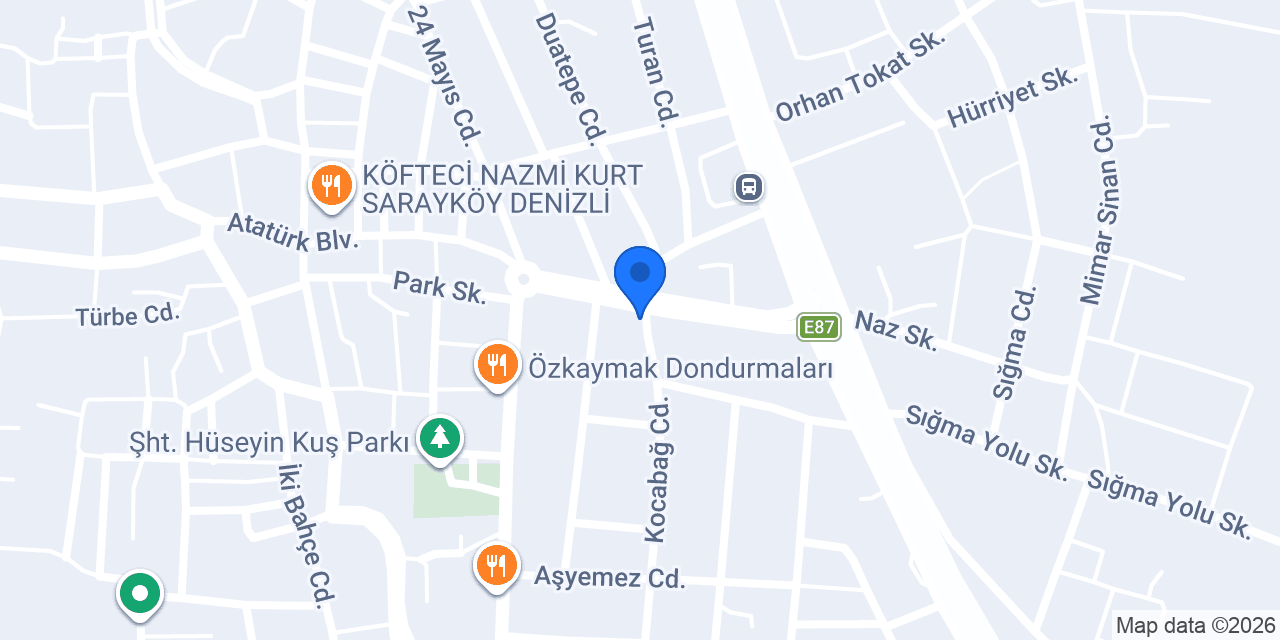 TEZEL YAPI MARKET konumu