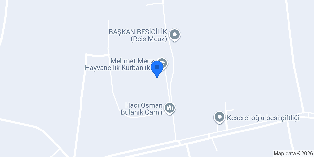 Samet besi çiftliği konumu