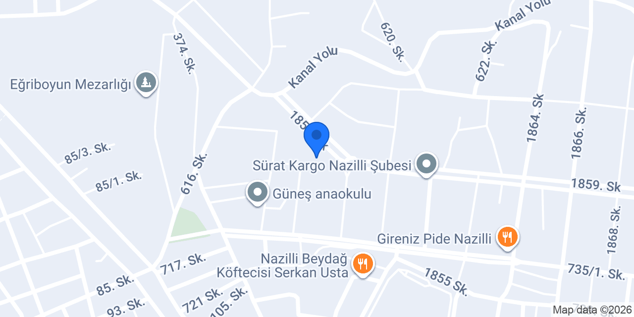 Şifa Veteriner Kliniği konumu