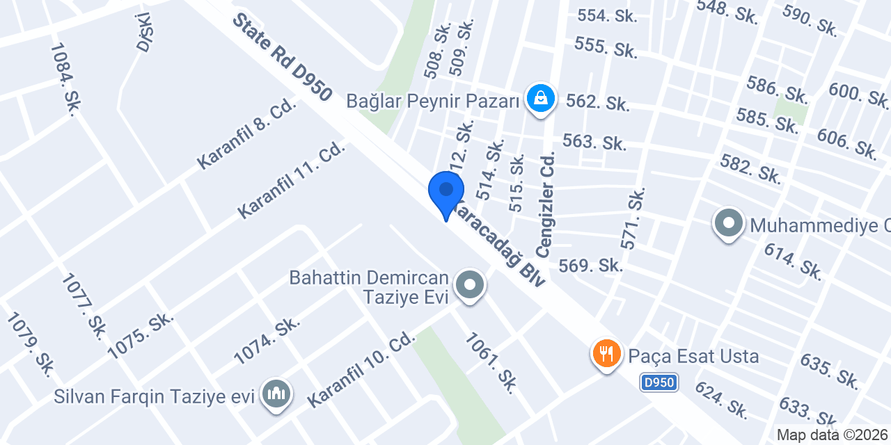 Anadolu sofra salonu konumu