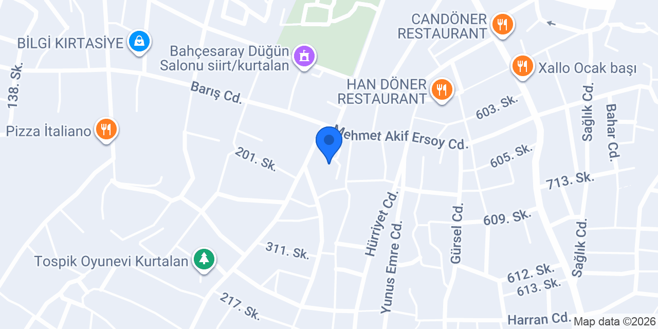 Vizyon Mobilya konumu