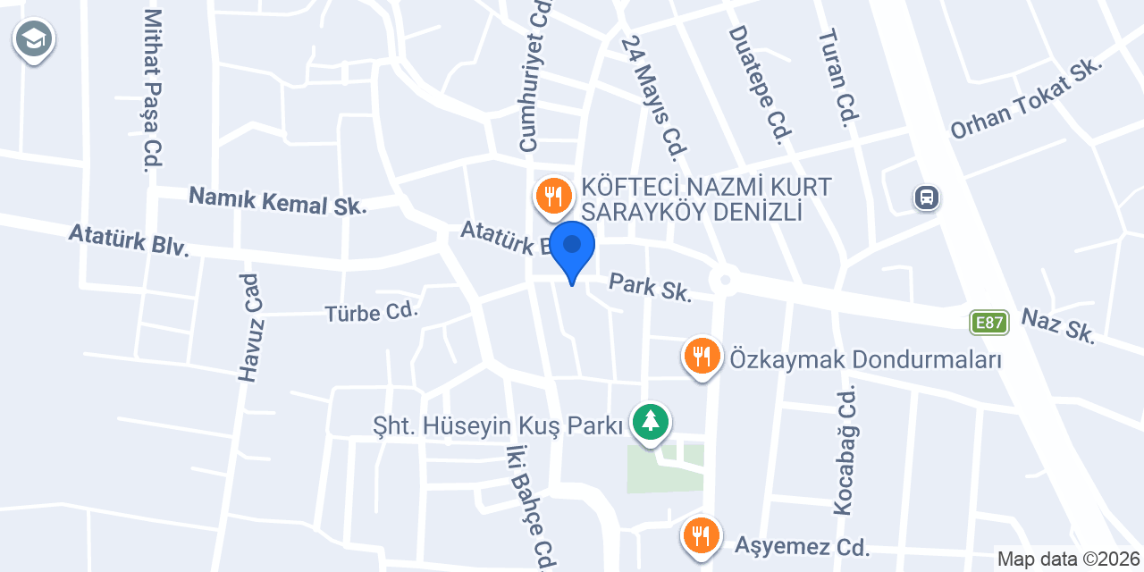 Halkbank-sarayköy Şubesi konumu