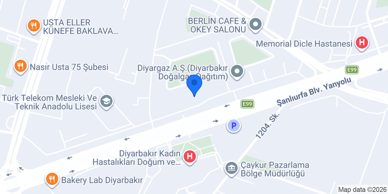 Dimer Mermer İnş. San. Tic.A.Ş. konumu