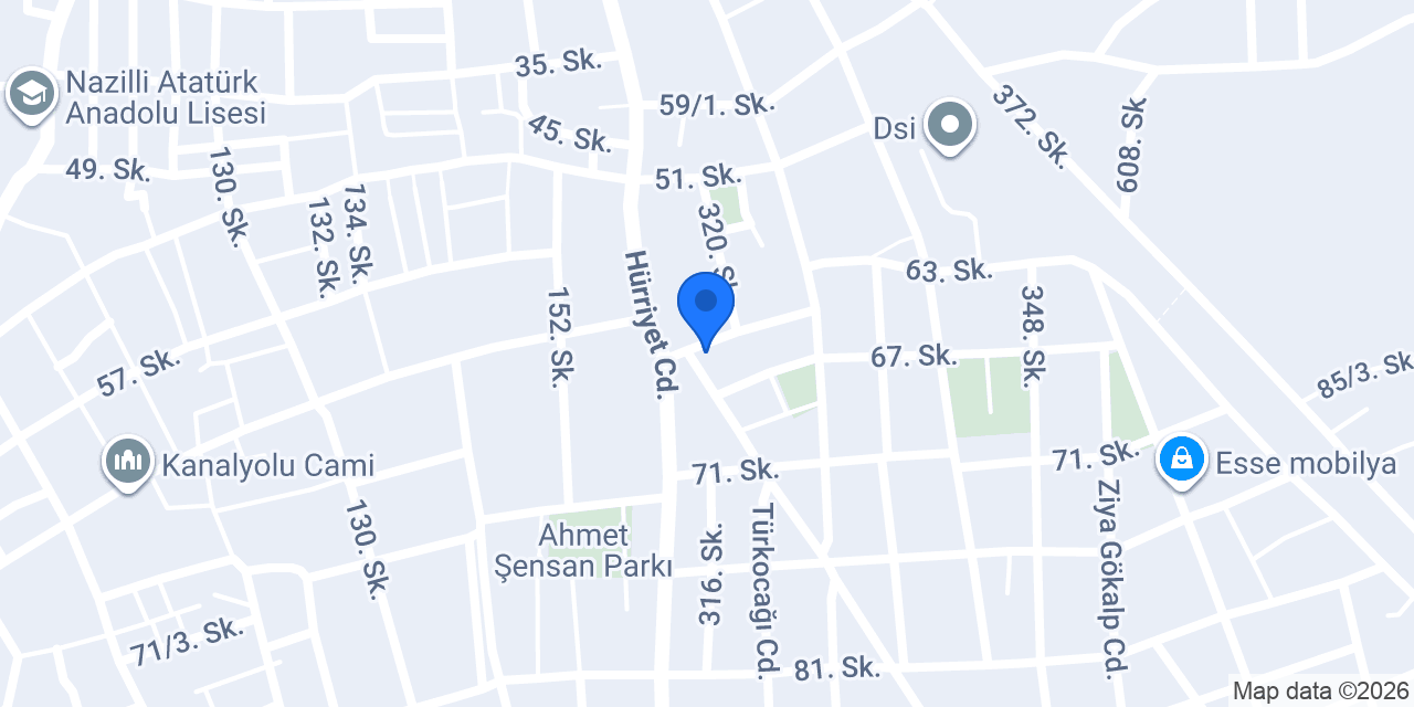 Etçi Kasap konumu