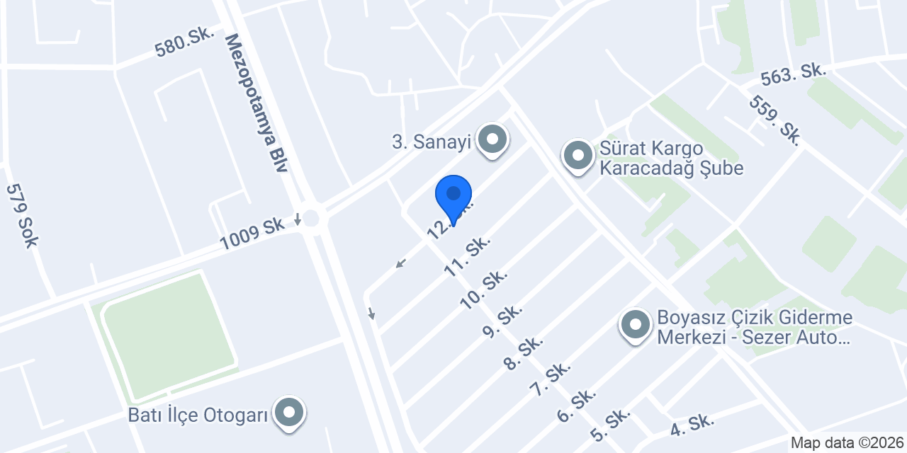 Miran araç kaplama konumu
