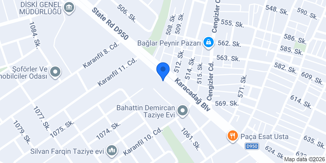 Hedef oto lastik konumu