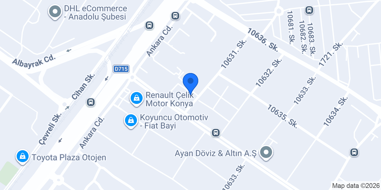 Yurtiçi Kargo Büsan konumu
