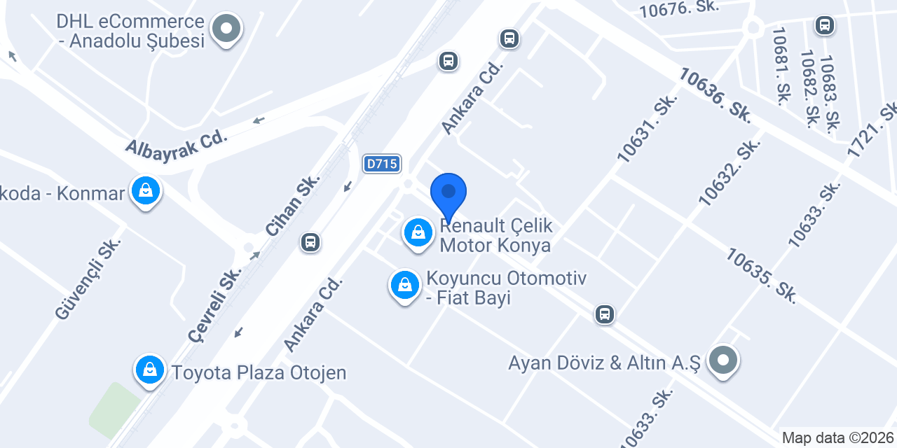 Halkbank Selçuklu Ticari Şubesi konumu