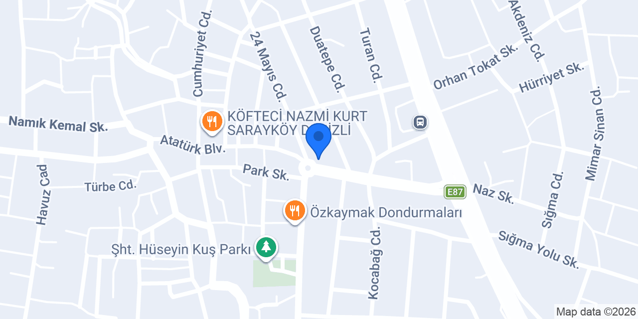 Gümen Çiçekçilik Sarayköy konumu