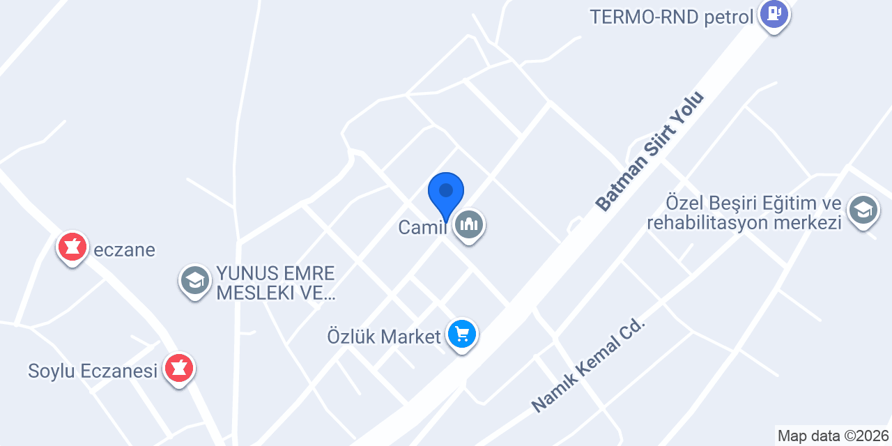 FRT K İNŞAAT konumu