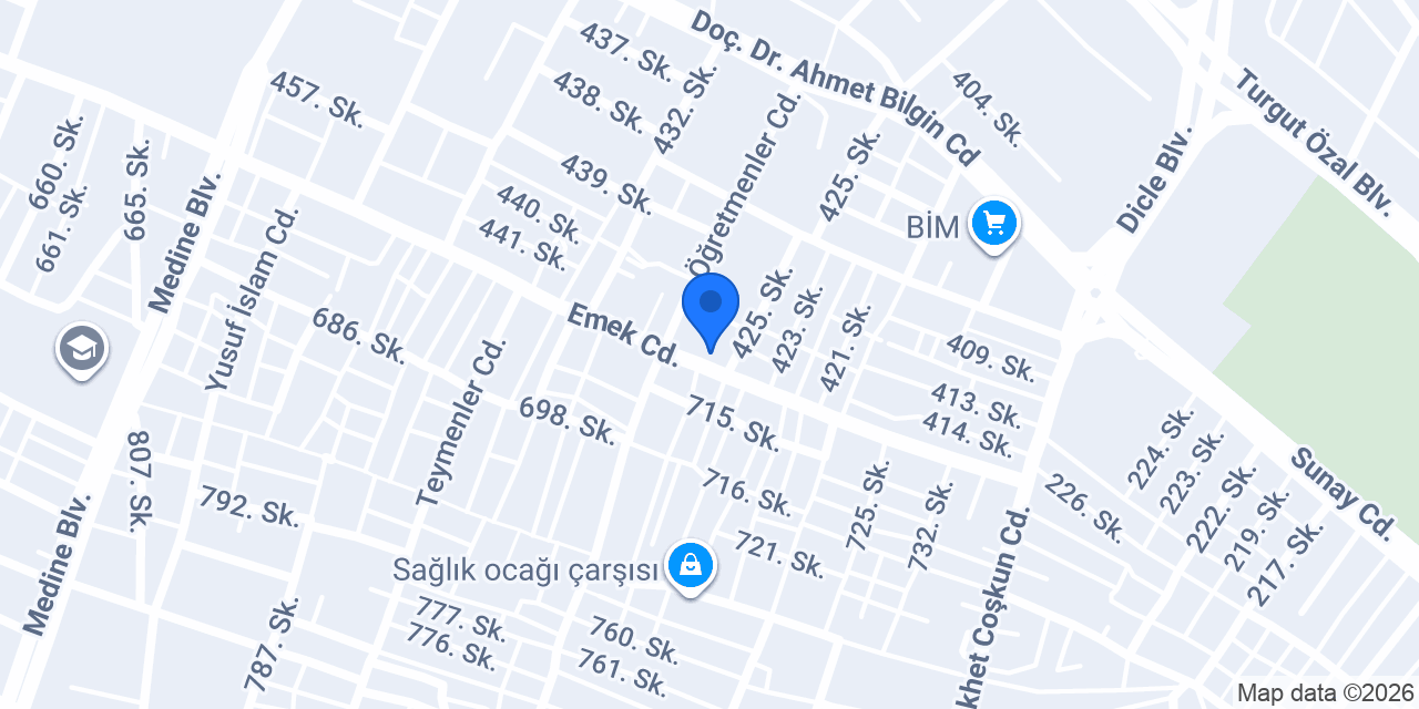 Duru Oto Lastik konumu