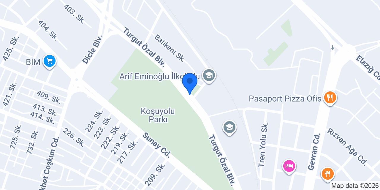 Çınar Üçyol lastikçi yol yardımı konumu