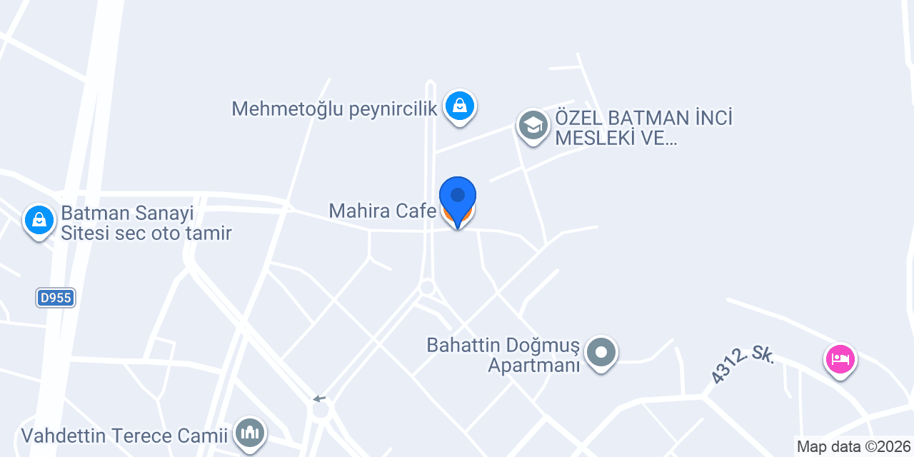 Mahira Cafe konumu