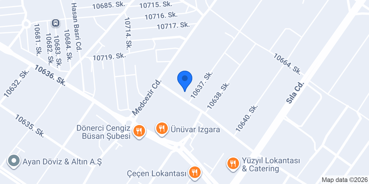 Huscut Kesici Takımları konumu