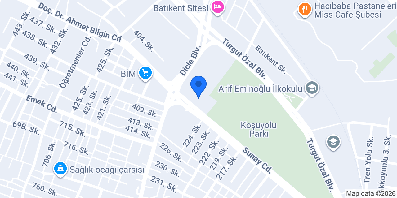 Yunus Emre İlkokulu konumu