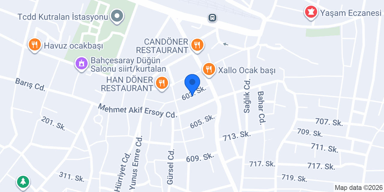 Kurtalan UMUT ÇİÇEKÇİLİK konumu