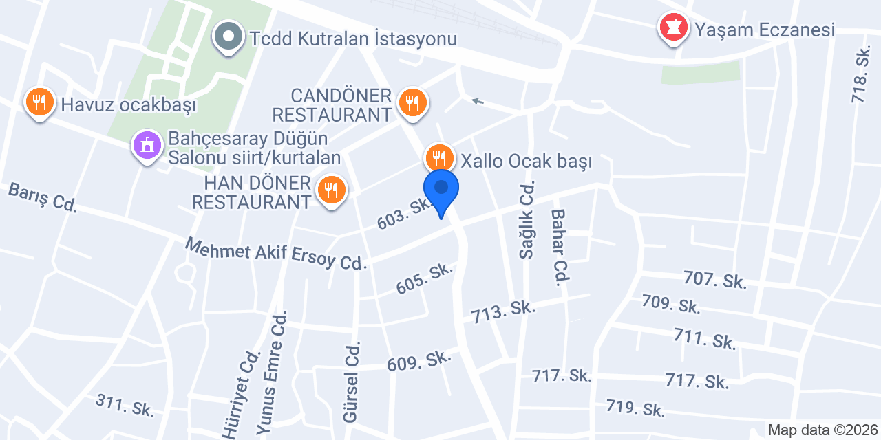 Lider Ekmek Fırını konumu