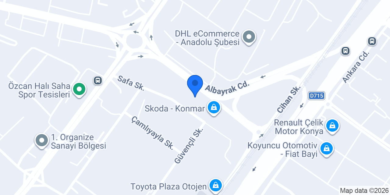 GARANTİ LASTİK KAPLAMA konumu
