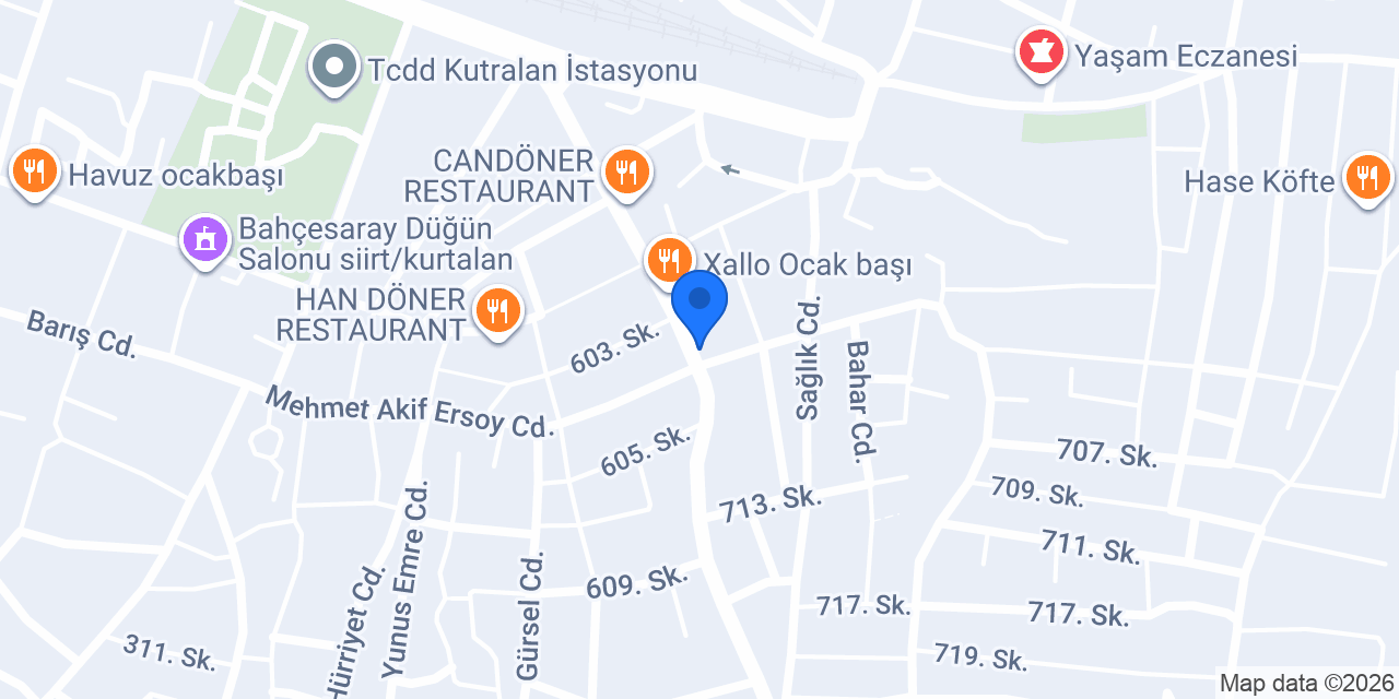 Marshall - Şark Ticaret konumu
