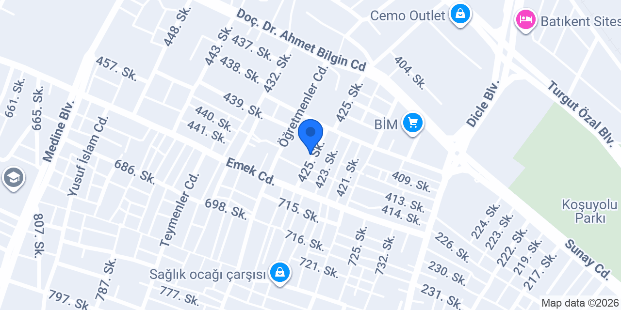 Orak Davetiye konumu
