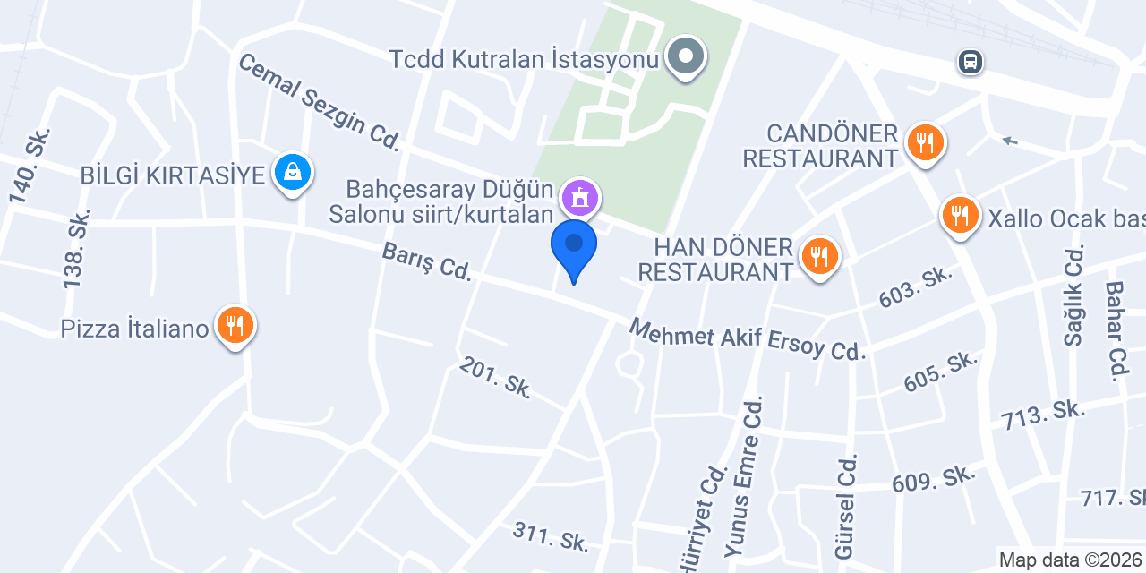 Av. ASİYA ŞALIŞ AVUKATLIK BÜROSU konumu