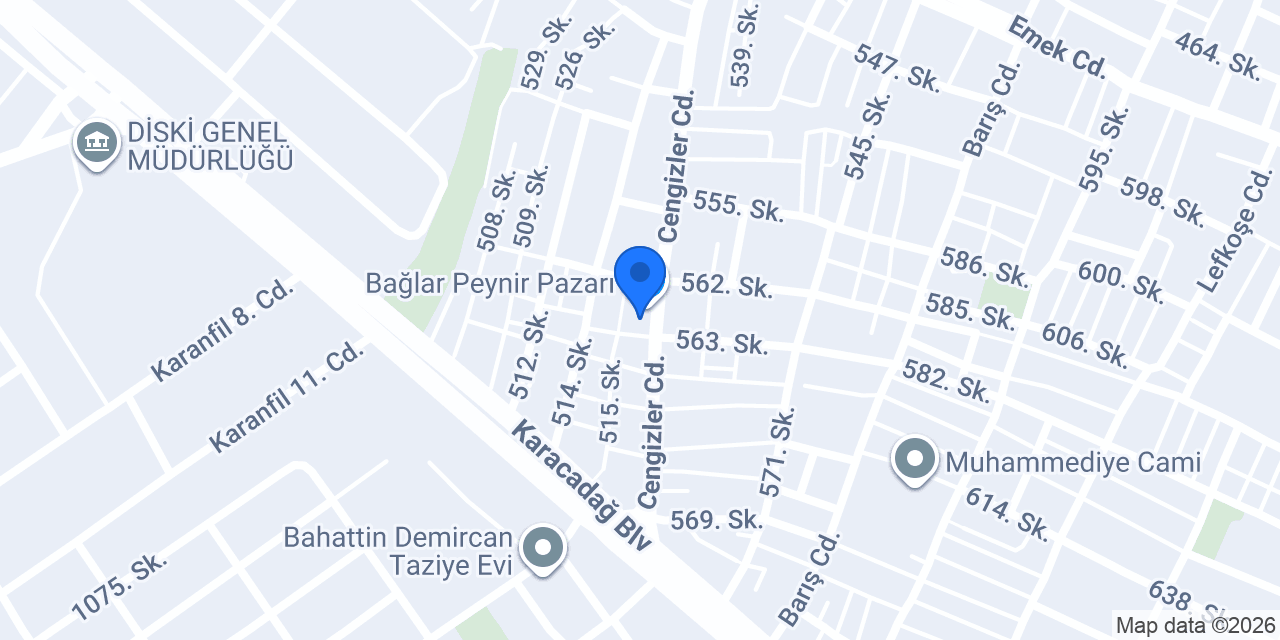 Diyarbakır Peynircilik konumu