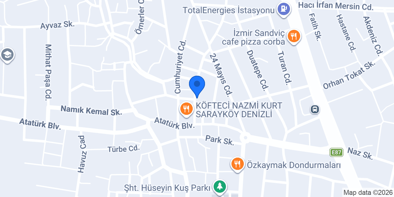 Aşçı Sinan usta konumu