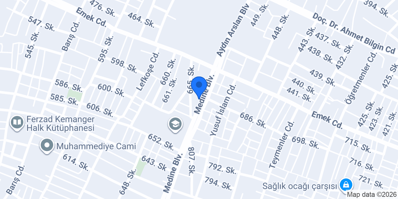 Ptt-polıs Okulu Şubesi konumu
