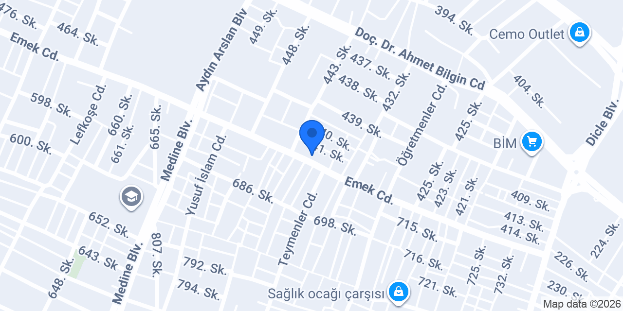 Şen Kuru Temizleme konumu