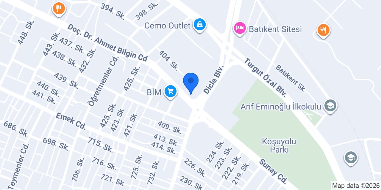 Web Tasarım Diyarbakır konumu