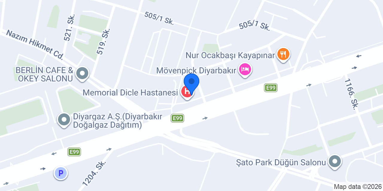Op. Dr. Taner Kamacı konumu