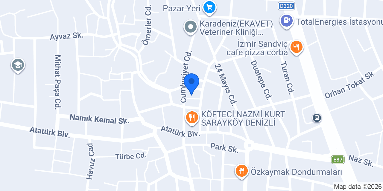 Ecem Fastfood & Çayevi konumu