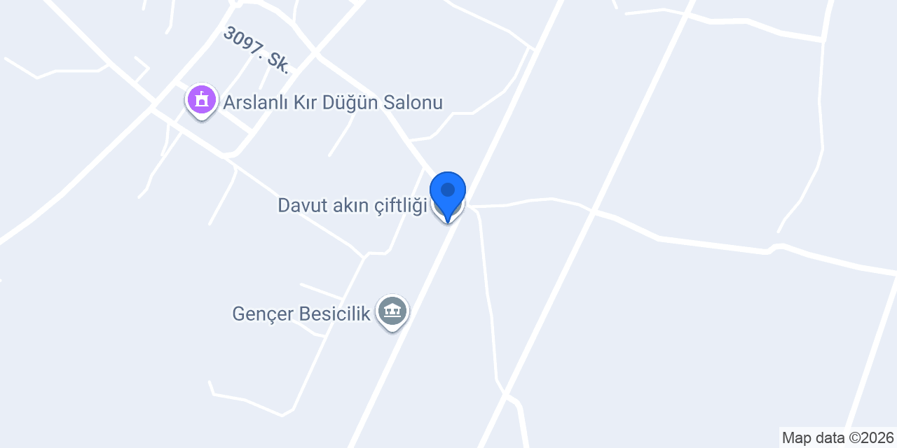Davut akın çiftliği konumu
