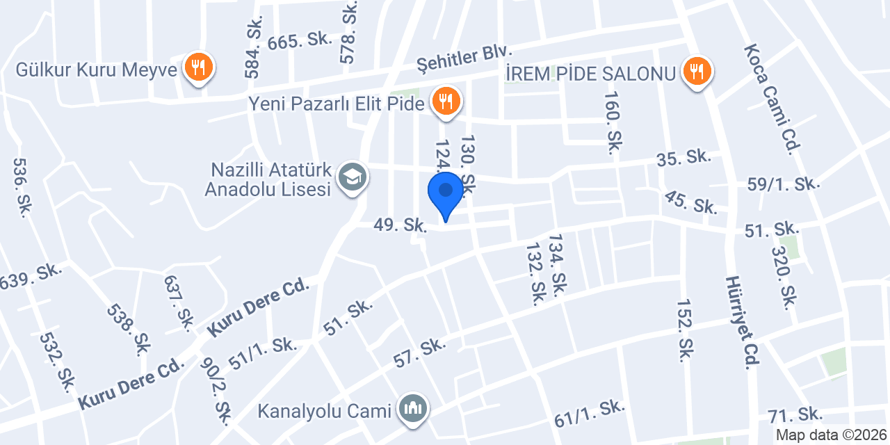 Efe Kuru Gıda konumu